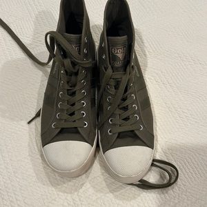 Gola olive high top sneakers
